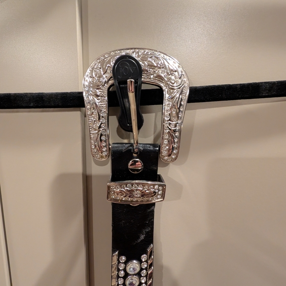 Blazin Roxx Black and Silver Belt - Picture 1 of 3